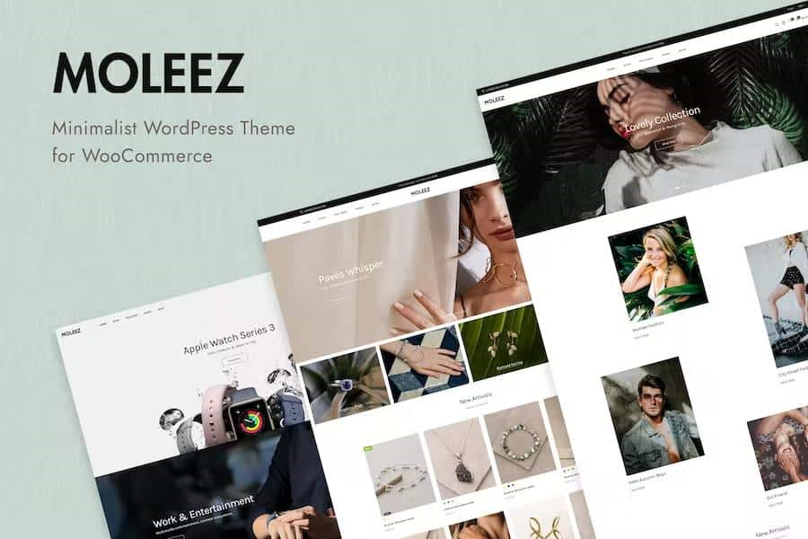 MOLEEZ – MINIMALIST WORDPRESS THEME FOR WOOCOMMERCE